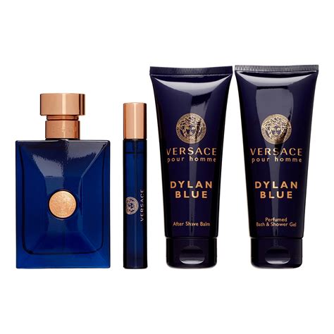 versace dylan blue men gift set|Versace dark blue bottle.